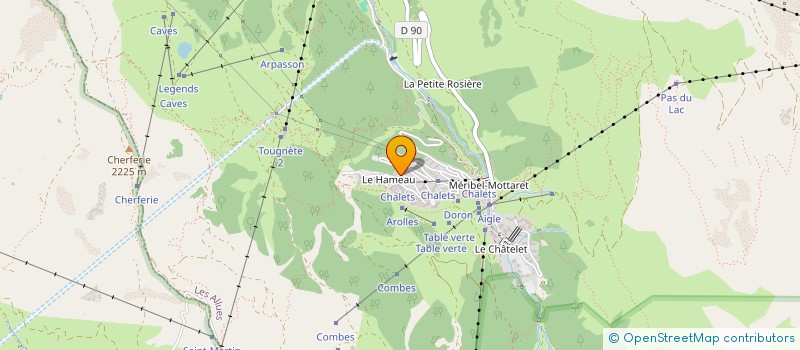 localisation de l'entreprise CELAU à LES ALLUES