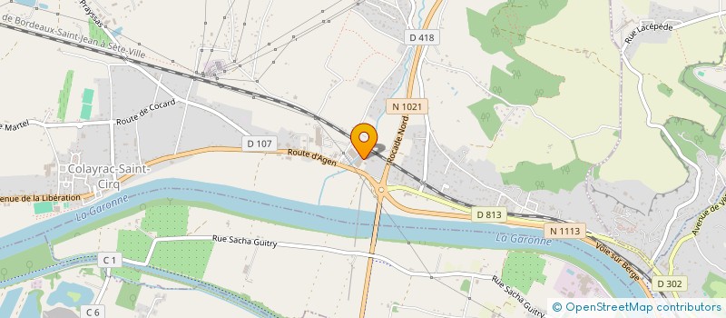 localisation de l'entreprise CELAUDREY  COLAYRAC-SAINT-CIRQ