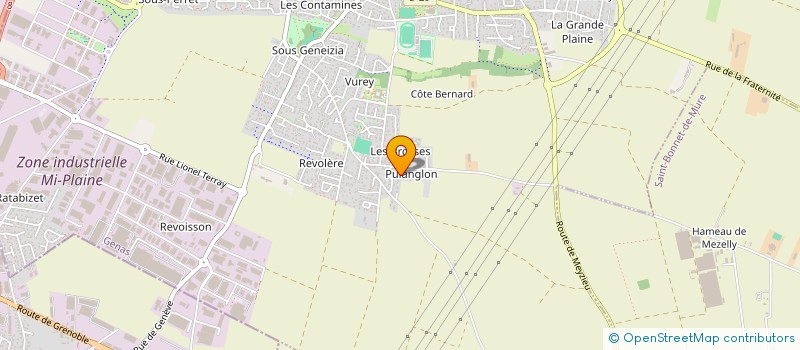 localisation de l'entreprise CELAUG  GENAS