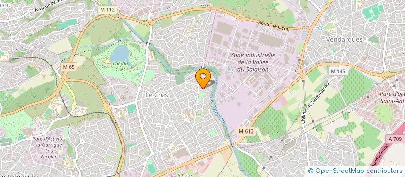 localisation de l'entreprise CELAUPI  LE CRES