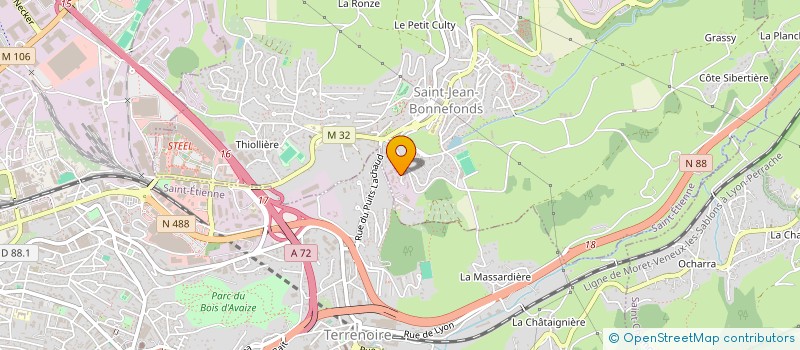 localisation de l'entreprise CELAUR  SAINT-JEAN-BONNEFONDS