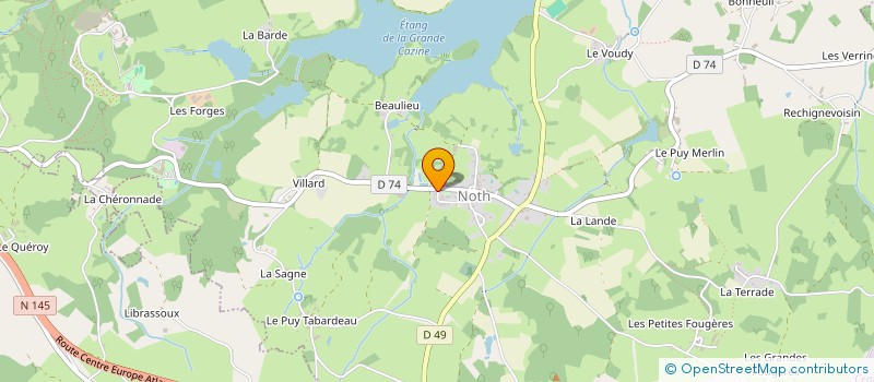 localisation de l'entreprise CELAURINE à NOTH