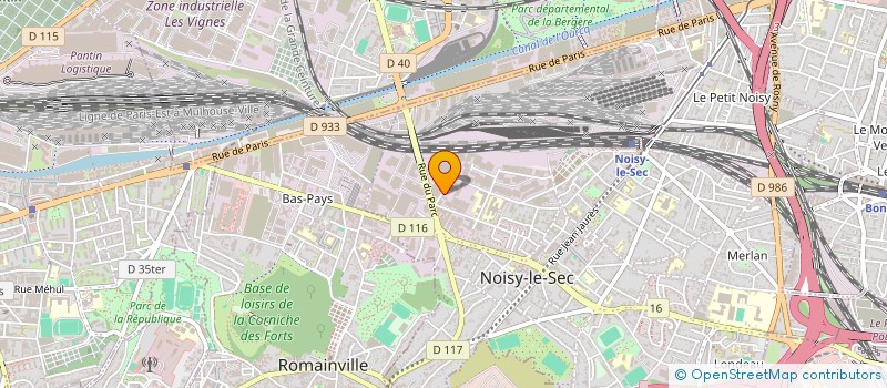 localisation de l'entreprise CELAVI à NOISY-LE-SEC