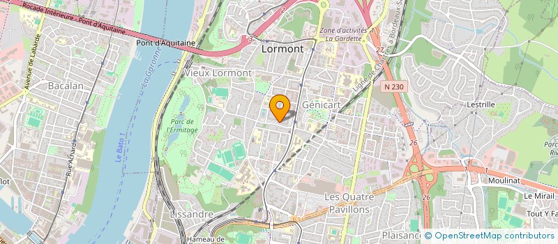 localisation de l'entreprise CELAVI  LORMONT