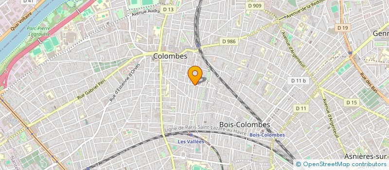 localisation de l'entreprise CELAX CONSULTING  COLOMBES
