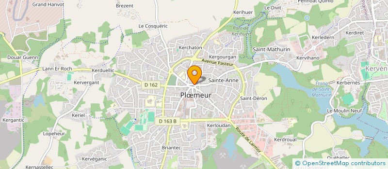 localisation de l'entreprise CELBAT à PLOEMEUR