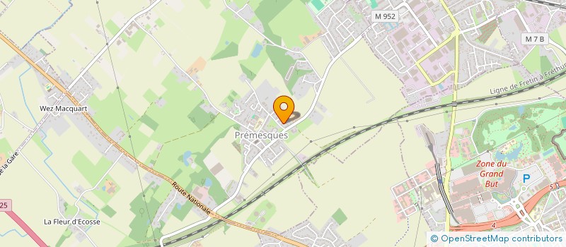 localisation de l'entreprise CELBC GESTION  PREMESQUES