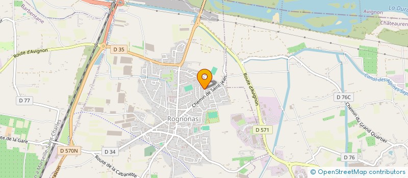 localisation de l'entreprise CELBEN  ROGNONAS