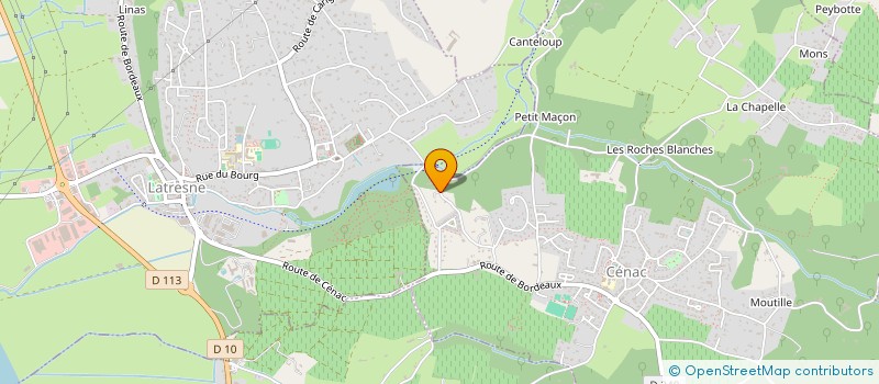 localisation de l'entreprise CELBERG  CENAC