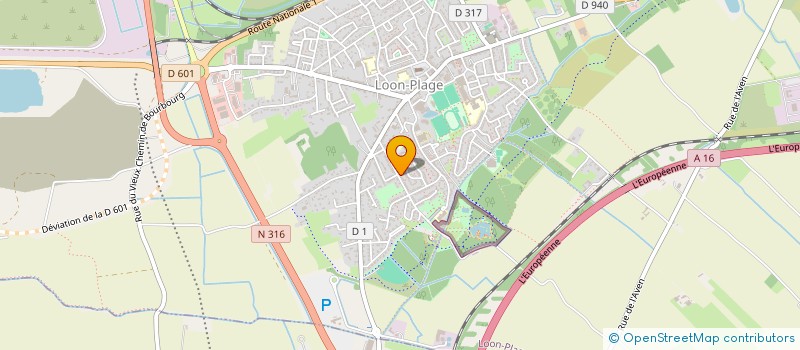 localisation de l'entreprise CELCEAU  LOON-PLAGE