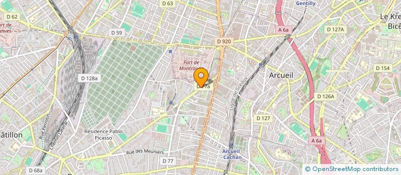 localisation de l'entreprise CELCIUS  BAGNEUX