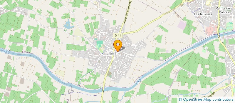 localisation de l'entreprise CELCLAR CONSEIL  CLAIRA