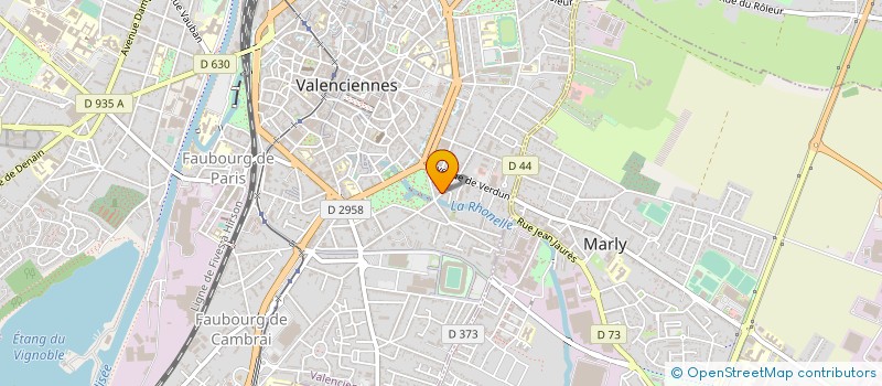 localisation de l'entreprise CELCOM à VALENCIENNES