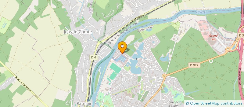 localisation de l'entreprise CELDEL  L'ISLE-ADAM