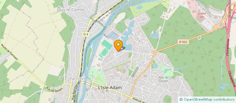 localisation de l'entreprise CELDEL IA  L'ISLE-ADAM