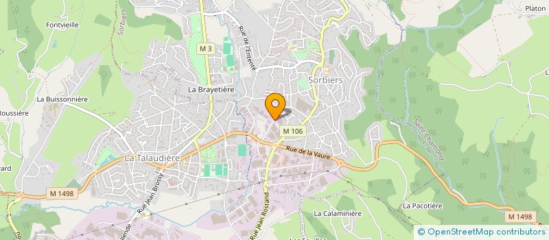 localisation de l'entreprise CELDUC RELAIS à SORBIERS