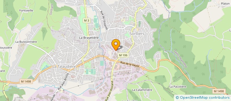 localisation de l'entreprise CELDUC TRANSFO à SORBIERS