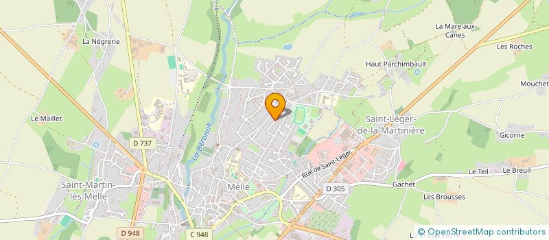 localisation de l'entreprise CELE  MELLE