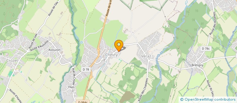 localisation de l'entreprise CELE IMMO  CHEVRY