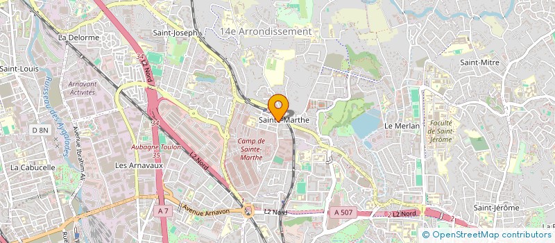 localisation de l'entreprise CELEA à MARSEILLE