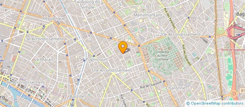 localisation de l'entreprise CELEBRITY ACADEMIE  PARIS