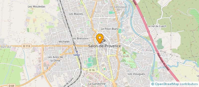 localisation de l'entreprise CELEC à SALON-DE-PROVENCE