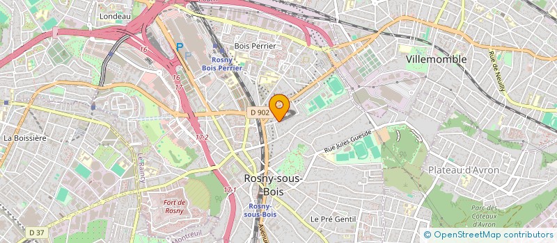 localisation de l'entreprise CELEC à ROSNY-SOUS-BOIS