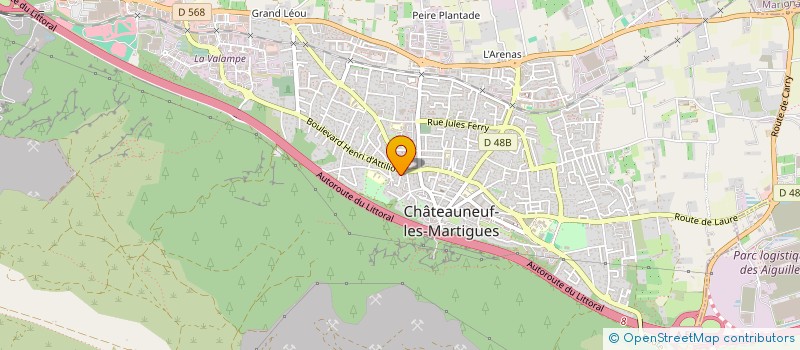 localisation de l'entreprise CELEC à CHATEAUNEUF-LES-MARTIGUES