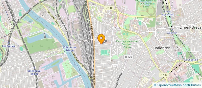 localisation de l'entreprise CELEC 94  VILLENEUVE-SAINT-GEORGES