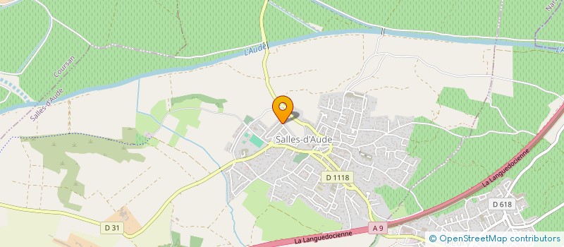 localisation de l'entreprise CELEDMA  SALLES-D'AUDE