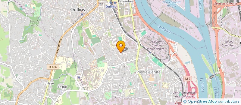 localisation de l'entreprise CELEDY  OULLINS-PIERRE-BENITE