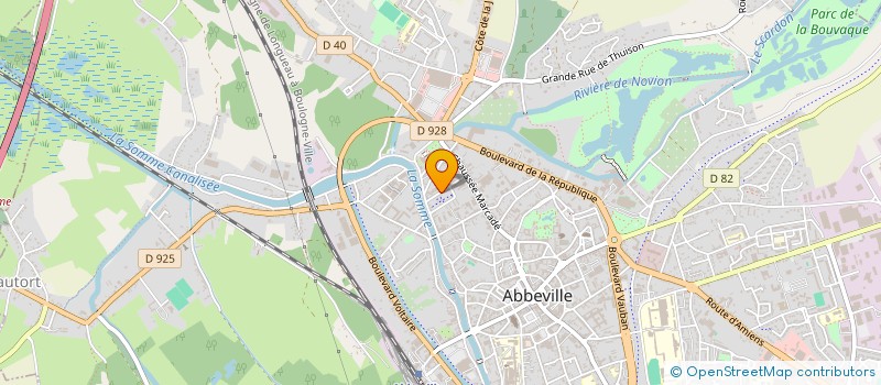 localisation de l'entreprise CELEK à ABBEVILLE