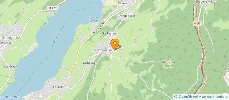 localisation de l'entreprise CELEMA  MONTPERREUX