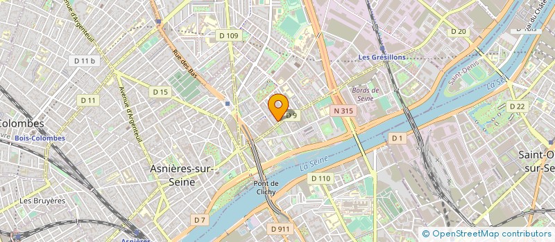 localisation de l'entreprise CELEME SARL à GENNEVILLIERS