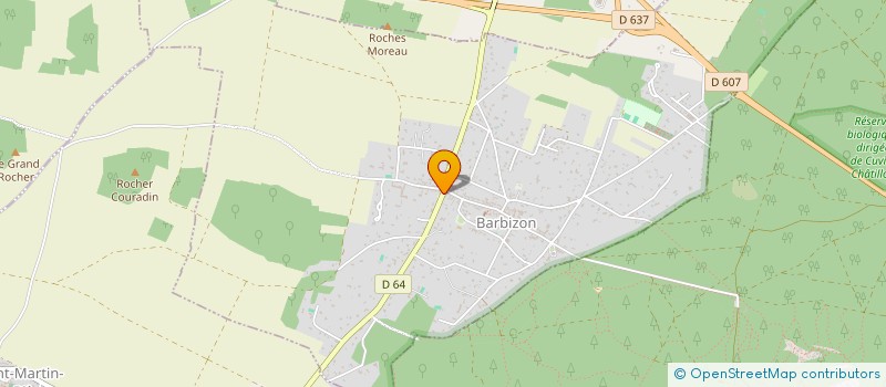 localisation de l'entreprise CELENA à BARBIZON