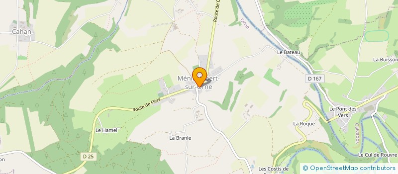 localisation de l'entreprise CELENA à SAINTE HONORINE LA CHARDONNE