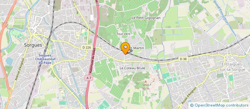 localisation de l'entreprise CELENE MULTI SERVICES  SORGUES