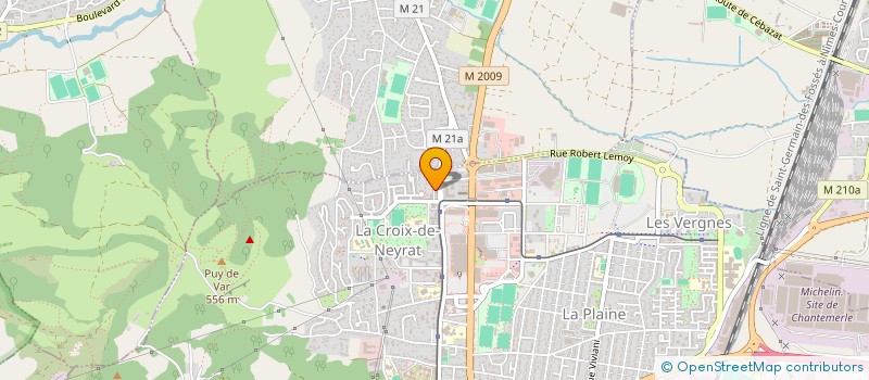 localisation de l'entreprise CELENE MULTISERVICES à CLERMONT-FERRAND