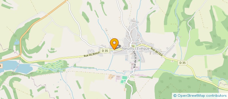 localisation de l'entreprise CELENI DU BREUIL à NEUILLY-L'EVEQUE