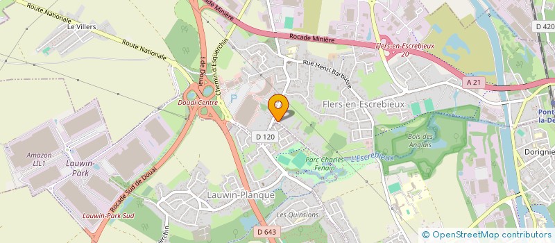 localisation de l'entreprise CELENIE  FLERS-EN-ESCREBIEUX