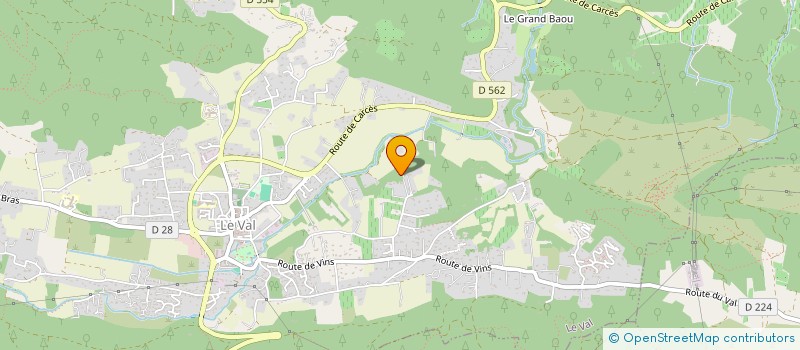 localisation de l'entreprise CELENITO  LE VAL