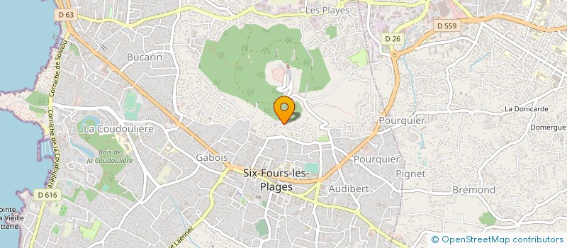 localisation de l'entreprise CELEO ENERGIES à SIX-FOURS-LES-PLAGES