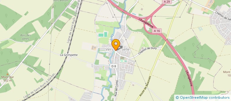 localisation de l'entreprise CELEOS à SALEUX