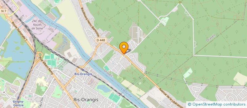 localisation de l'entreprise CELER à DRAVEIL