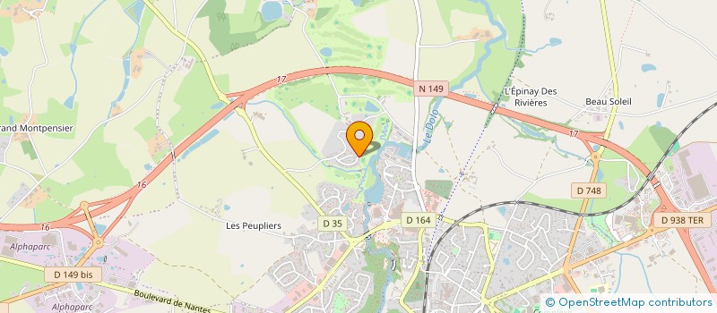 localisation de l'entreprise CELER  BRESSUIRE