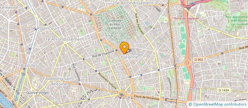 localisation de l'entreprise CELERI RAVE  PARIS