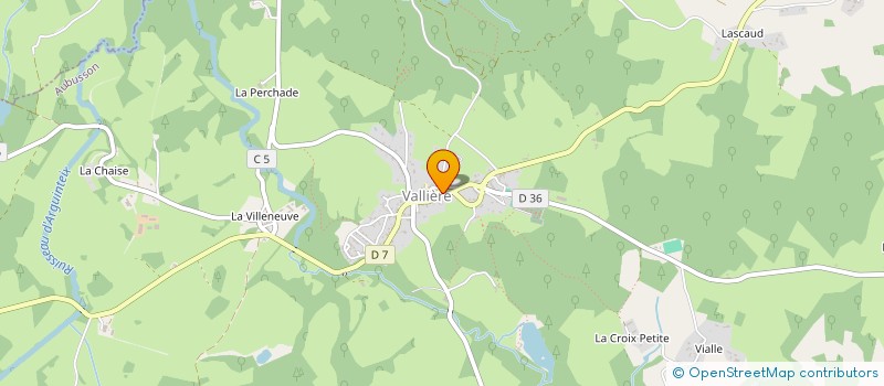 localisation de l'entreprise CELERIEN SARL à VALLIERE