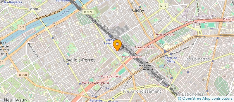 localisation de l'entreprise CELERITY HEAD HUNT à LEVALLOIS-PERRET