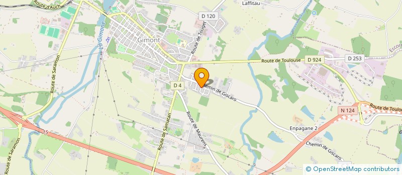 localisation de l'entreprise CELERMES  GIMONT