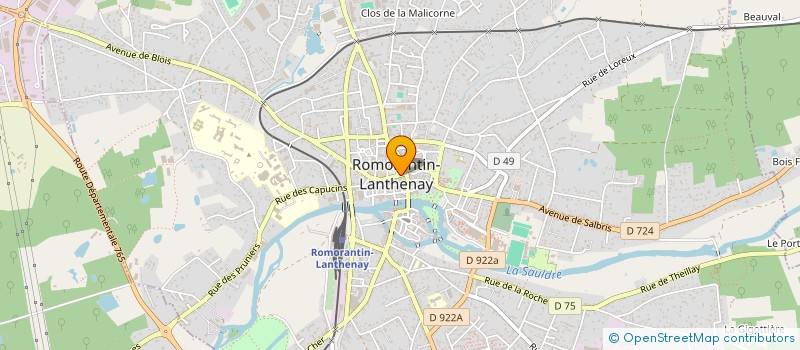 localisation de l'entreprise CELERY RAYMONDE DORIA J PAUL  ROMORANTIN-LANTHENAY